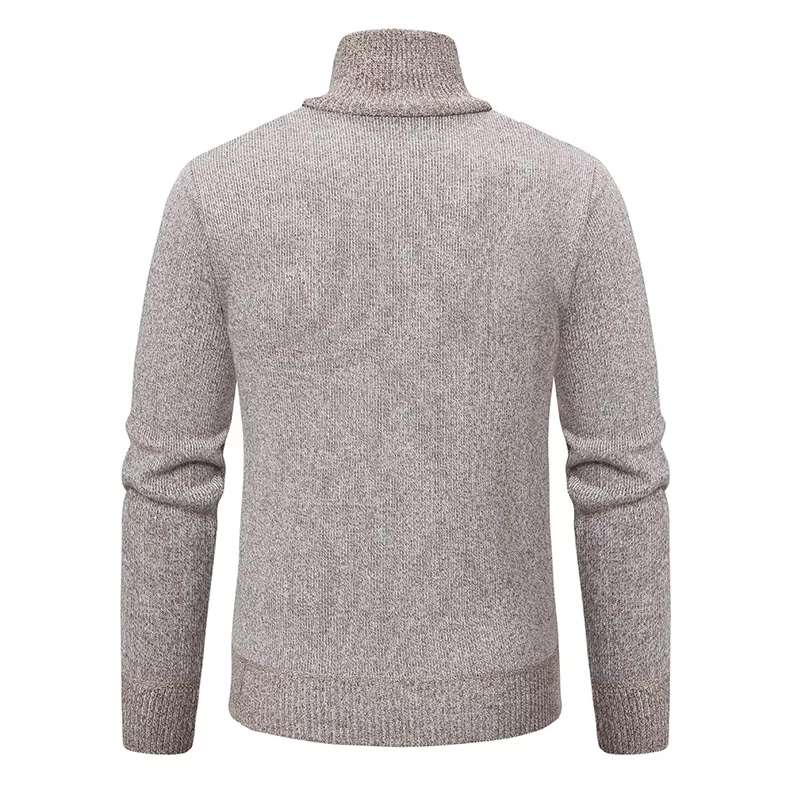 Tristan Pull Laine Homme Demi-Zip