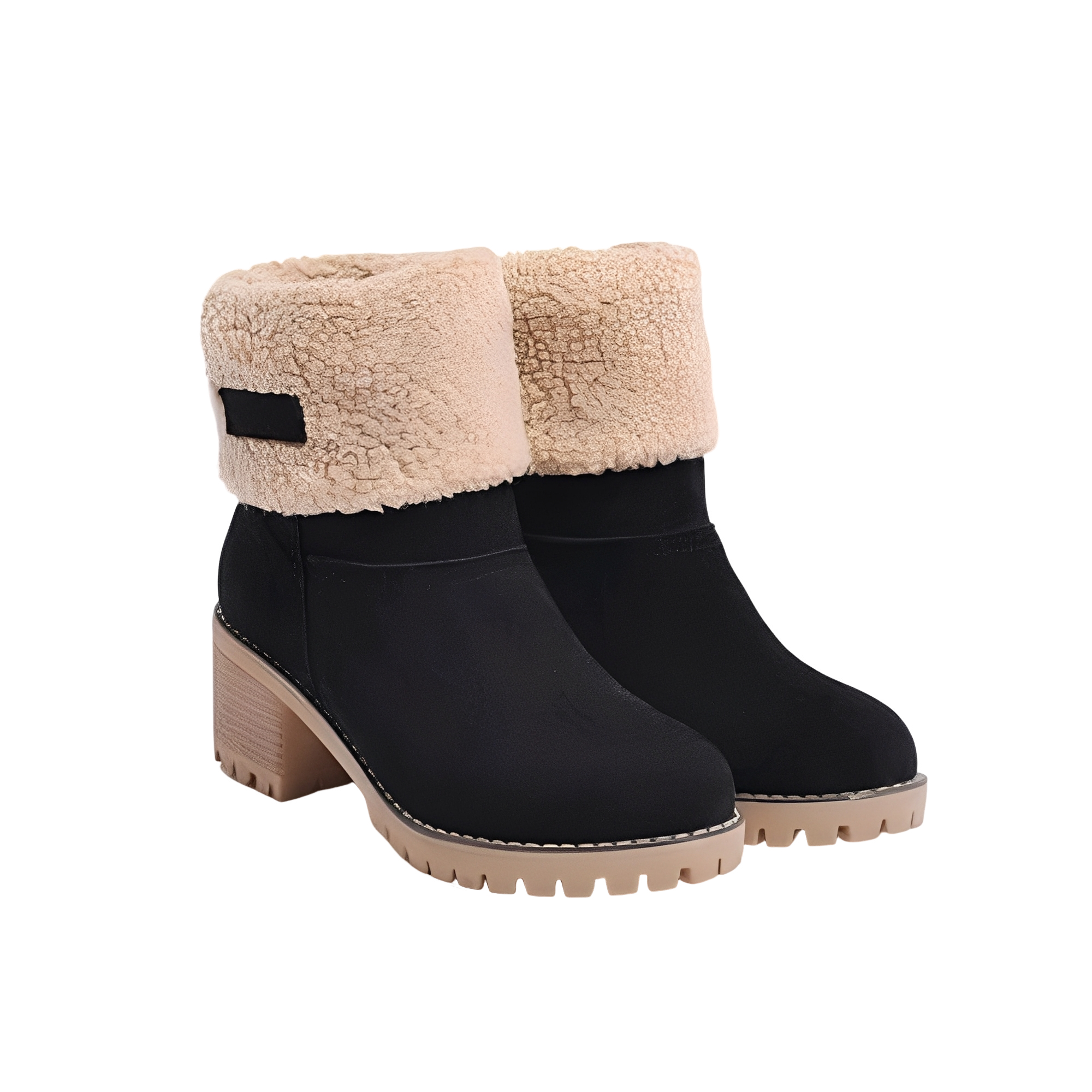 Joella Bottes d’Hiver en Daim pour Femme