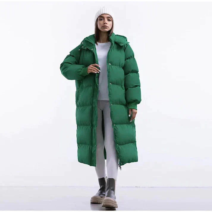 Shaloh Manteau Long d’Hiver Femme Imperméable