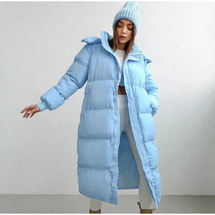 Shaloh Manteau Long d’Hiver Femme Imperméable
