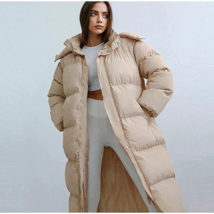 Shaloh Manteau Long d’Hiver Femme Imperméable