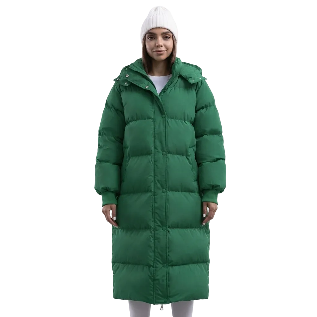 Shaloh Manteau Long d’Hiver Femme Imperméable
