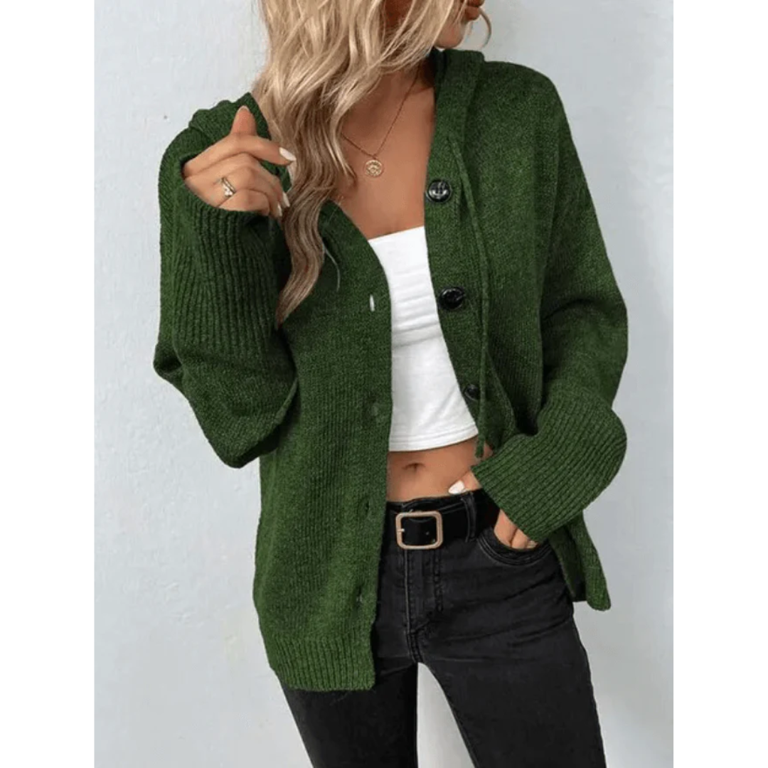Tessia Gilet Femme Tricot Doux Ouvert