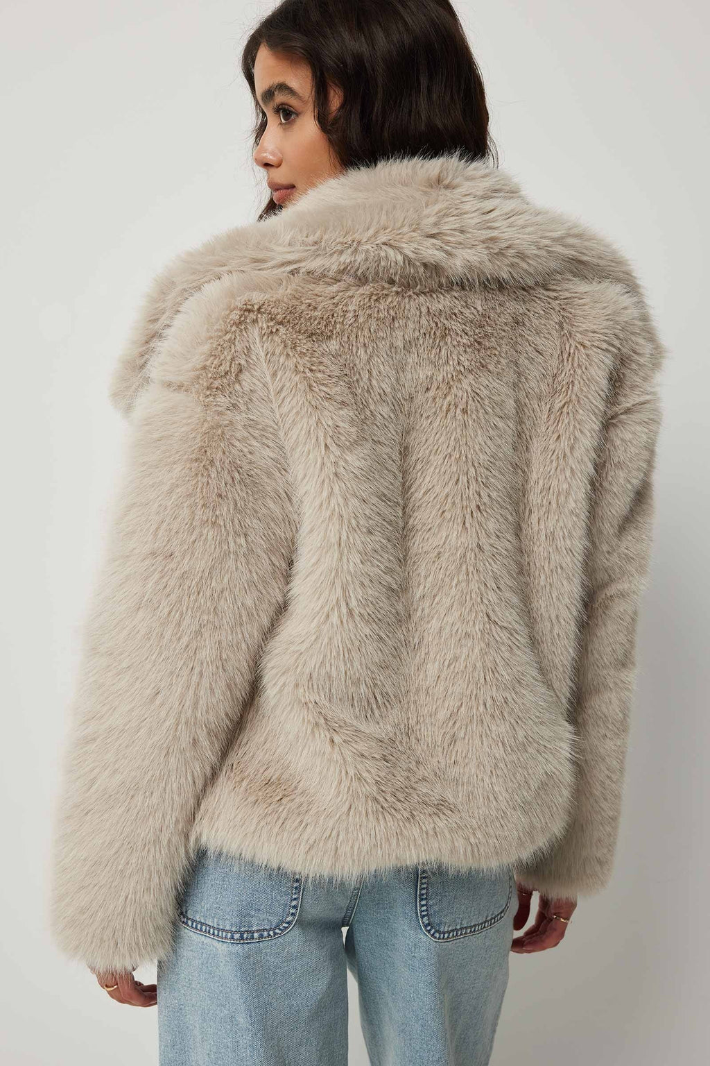 Lene Manteau Femme Faux Fur Luxe