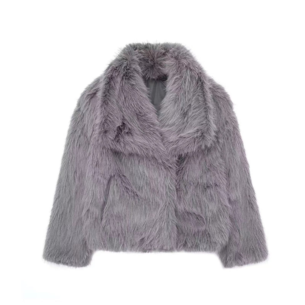 Lene Manteau Femme Faux Fur Luxe