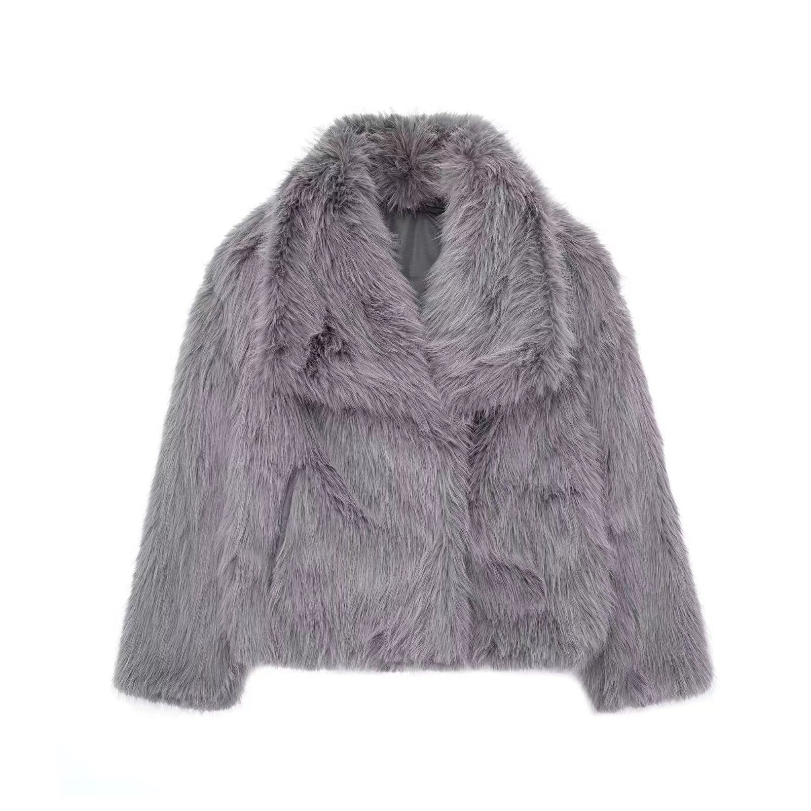 Lene Manteau Femme Faux Fur Luxe