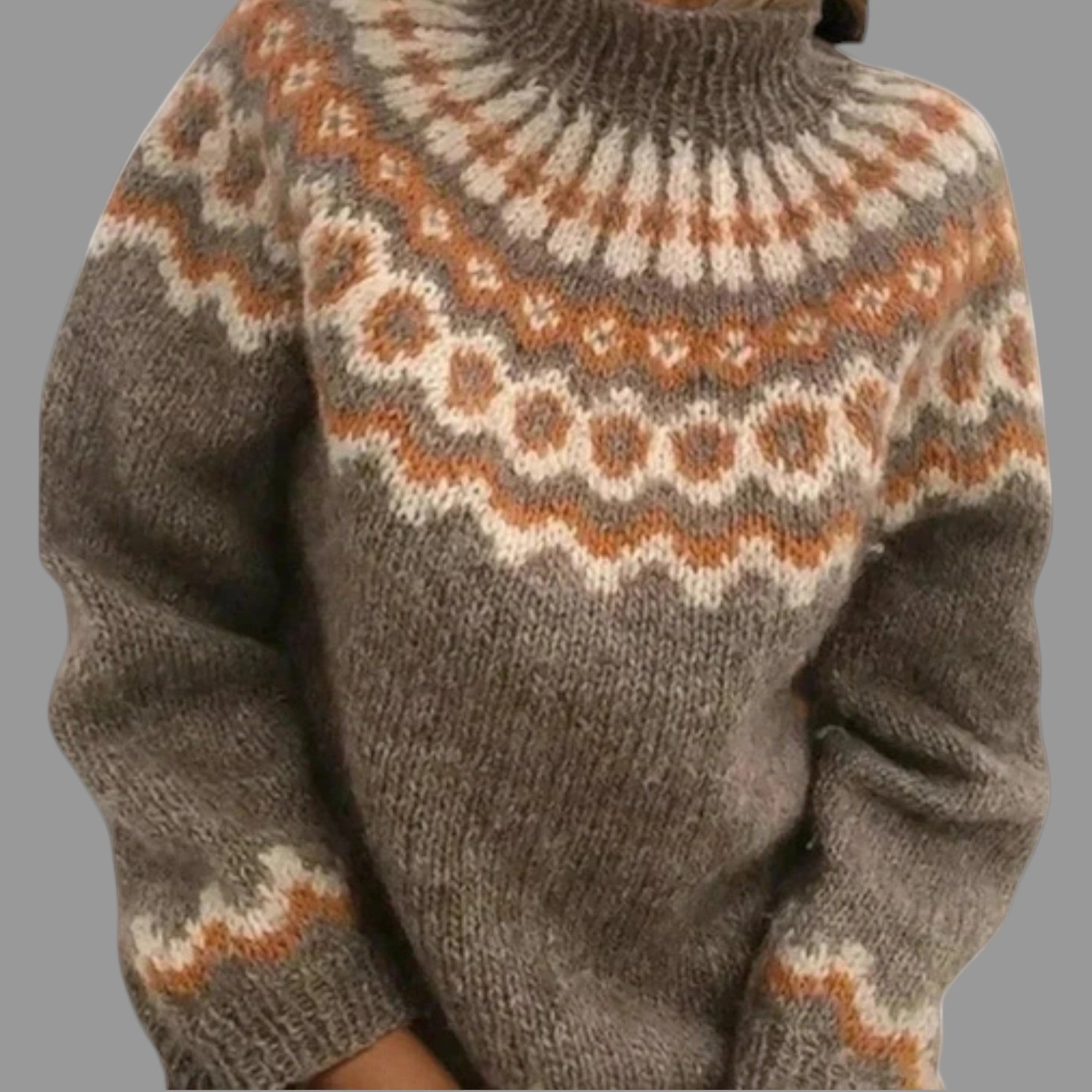 Yssa Pull Islandais Femme