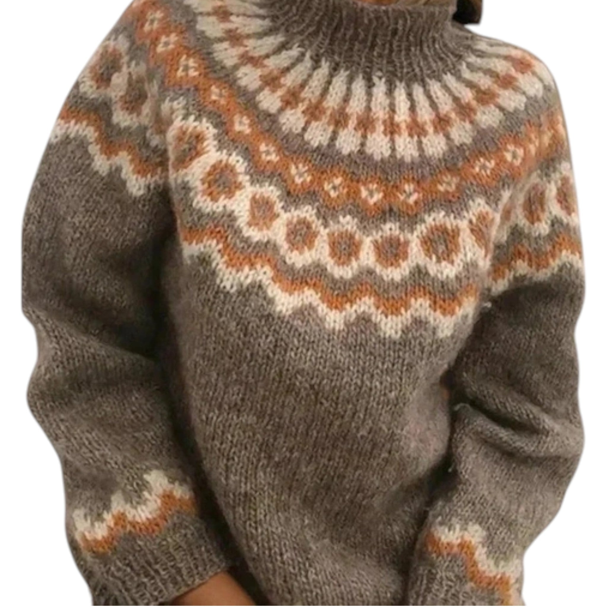 Yssa Pull Islandais Femme