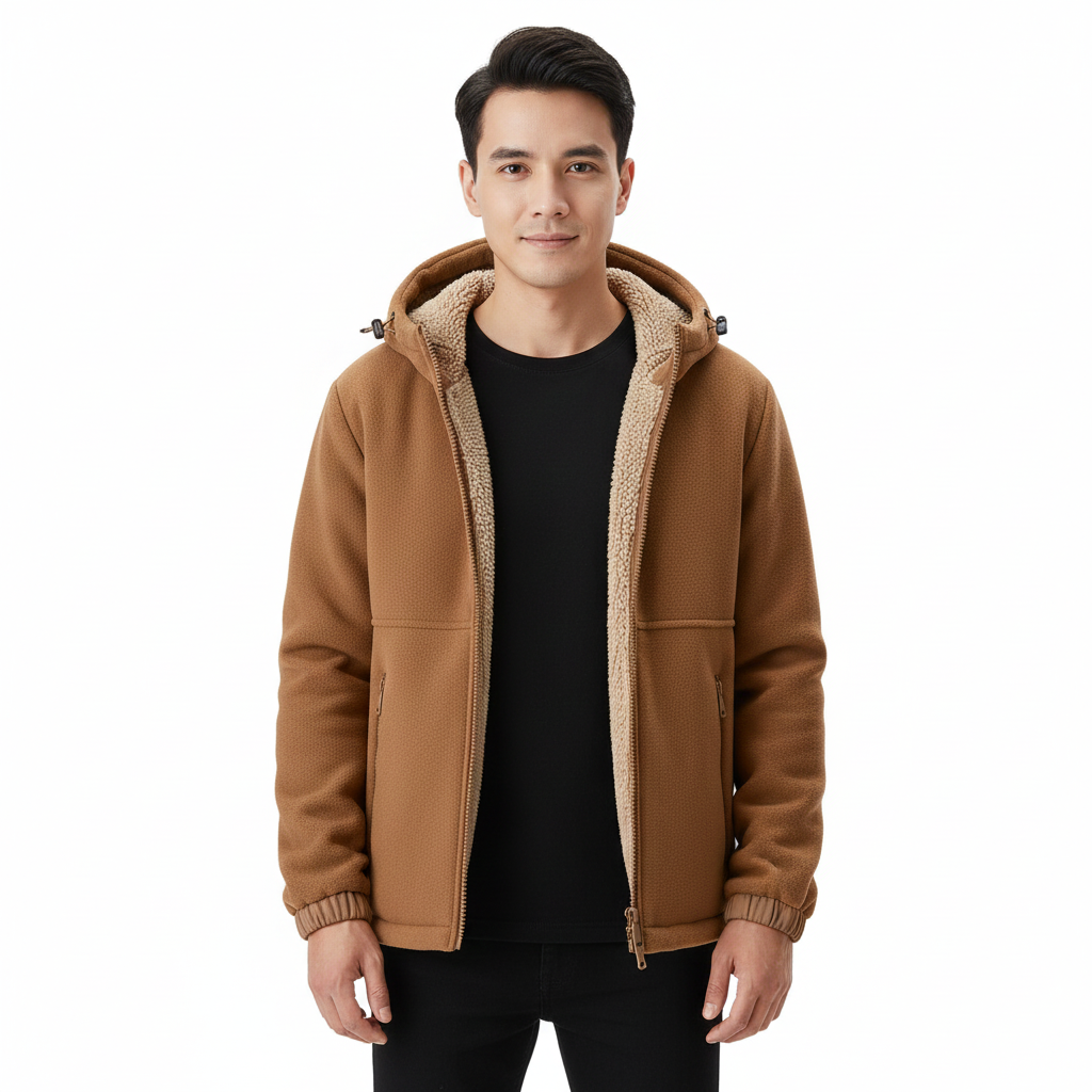 Norlan Veste Polaire Homme avec Capuche