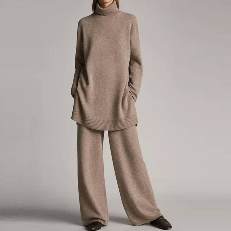 Samantha Ensemble d’Intérieur en Tricot pour Femme