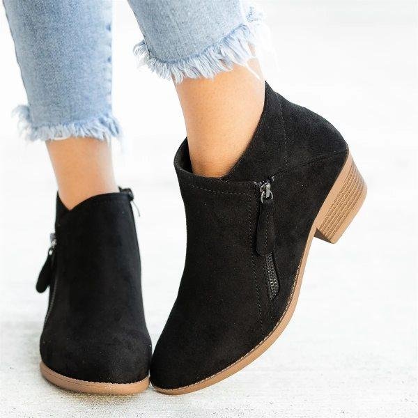 Maeve Bottes Femme à Plateforme en Daim