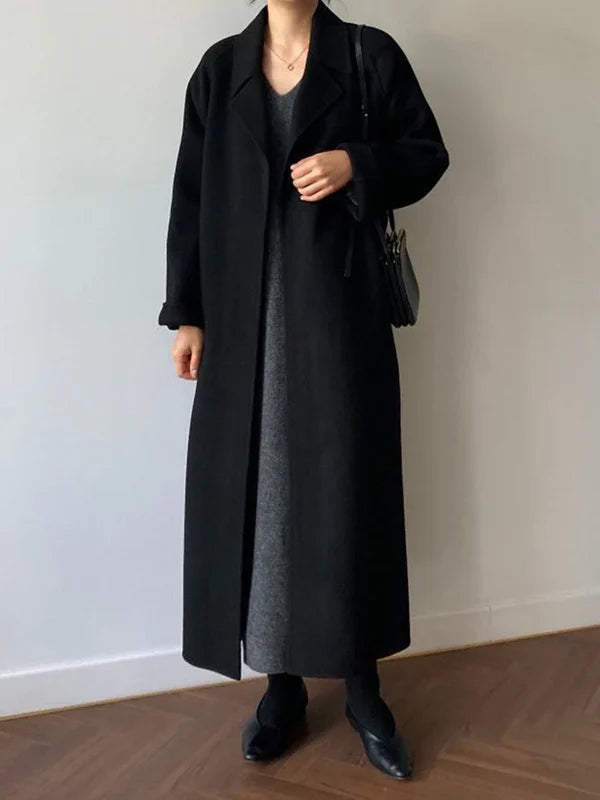 Talitha Manteau Long Femme en Laine