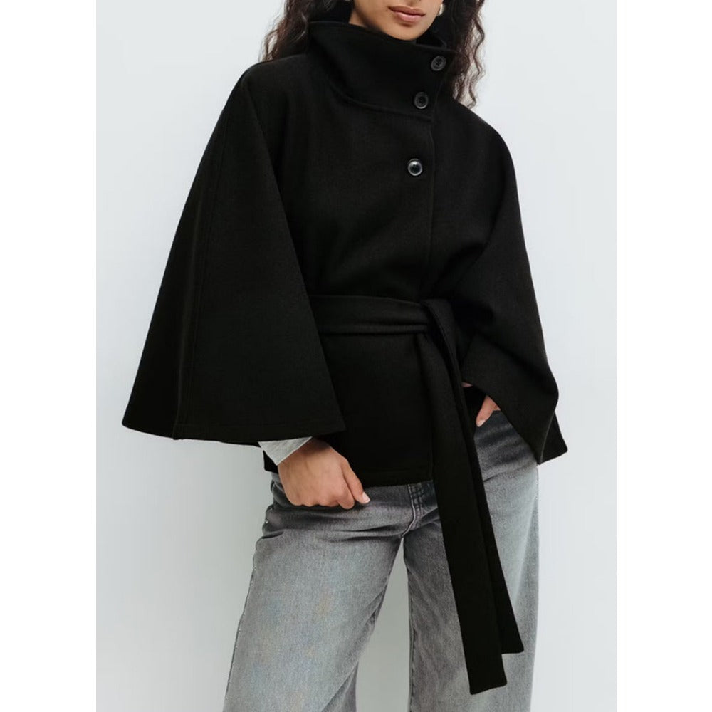 Charlotte Manteau Cape Femme