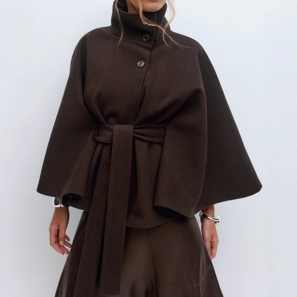 Charlotte Manteau Cape Femme