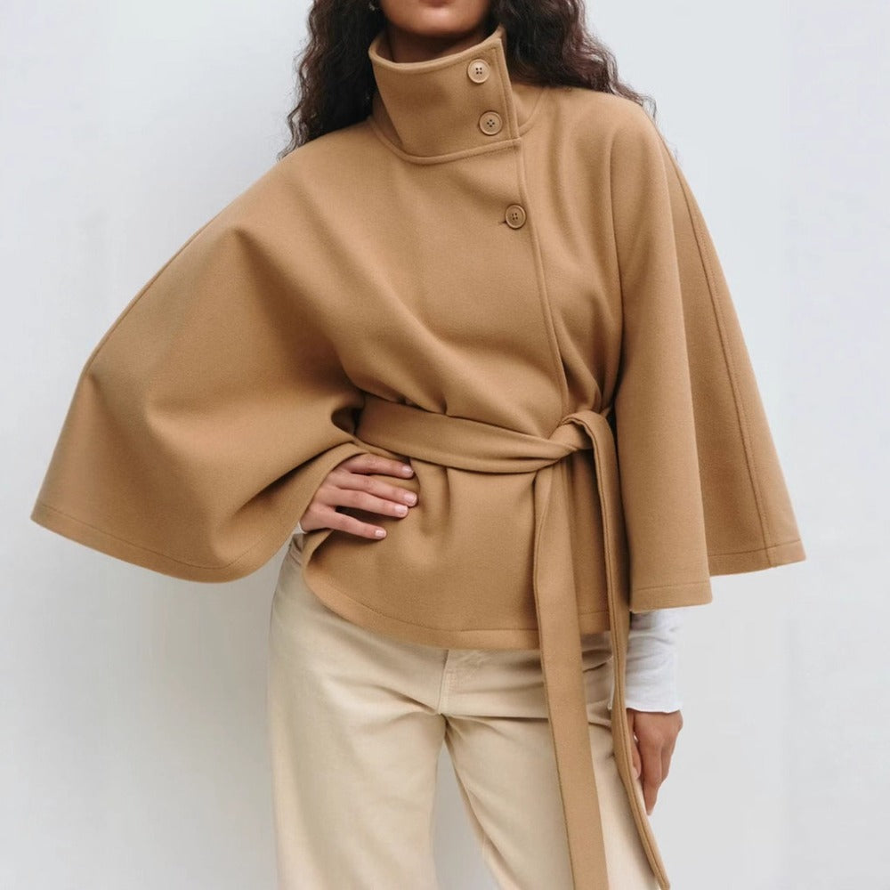 Charlotte Manteau Cape Femme