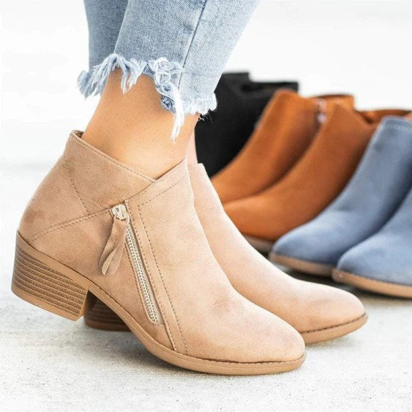 Maeve Bottes Femme à Plateforme en Daim