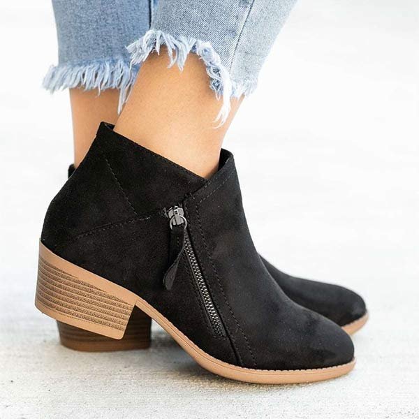 Maeve Bottes Femme à Plateforme en Daim
