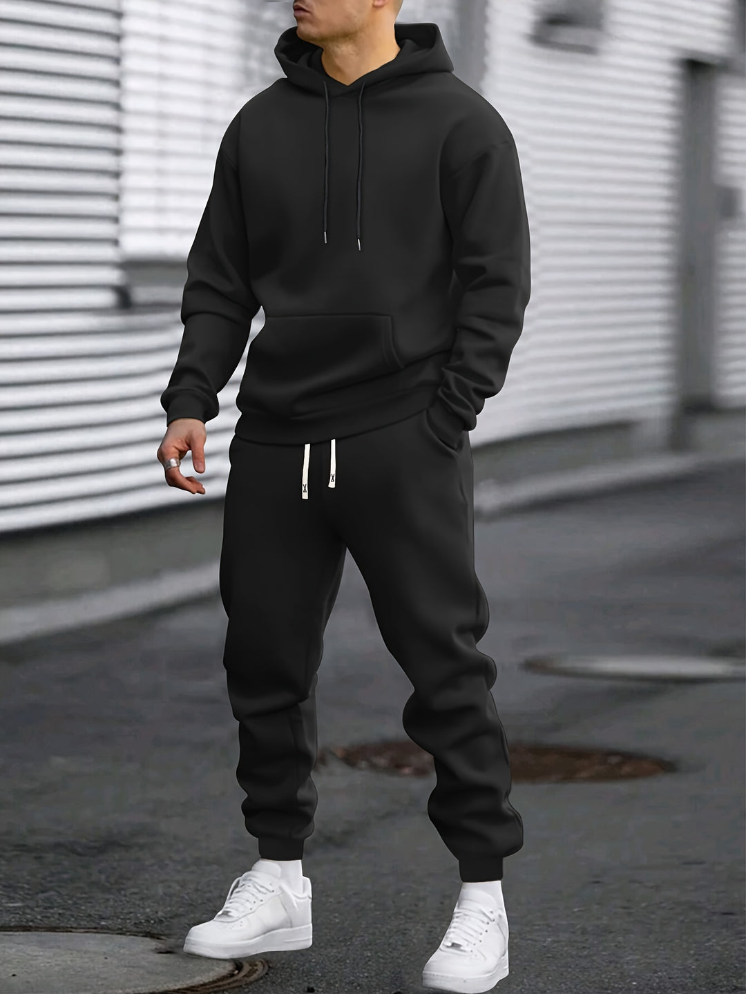 Henry Ensemble de Sport Homme – Sweat à Capuche et Jogging