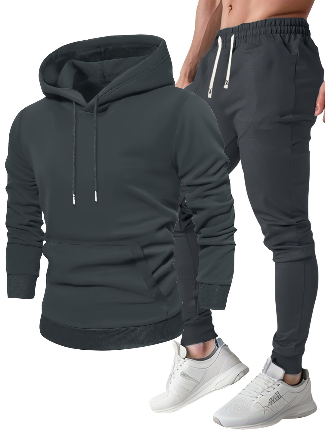 Henry Ensemble de Sport Homme – Sweat à Capuche et Jogging