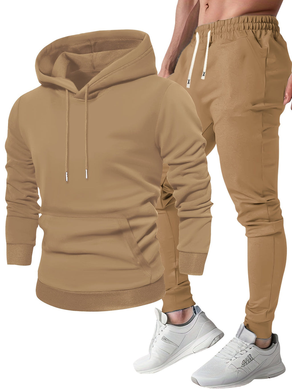 Henry Ensemble de Sport Homme – Sweat à Capuche et Jogging