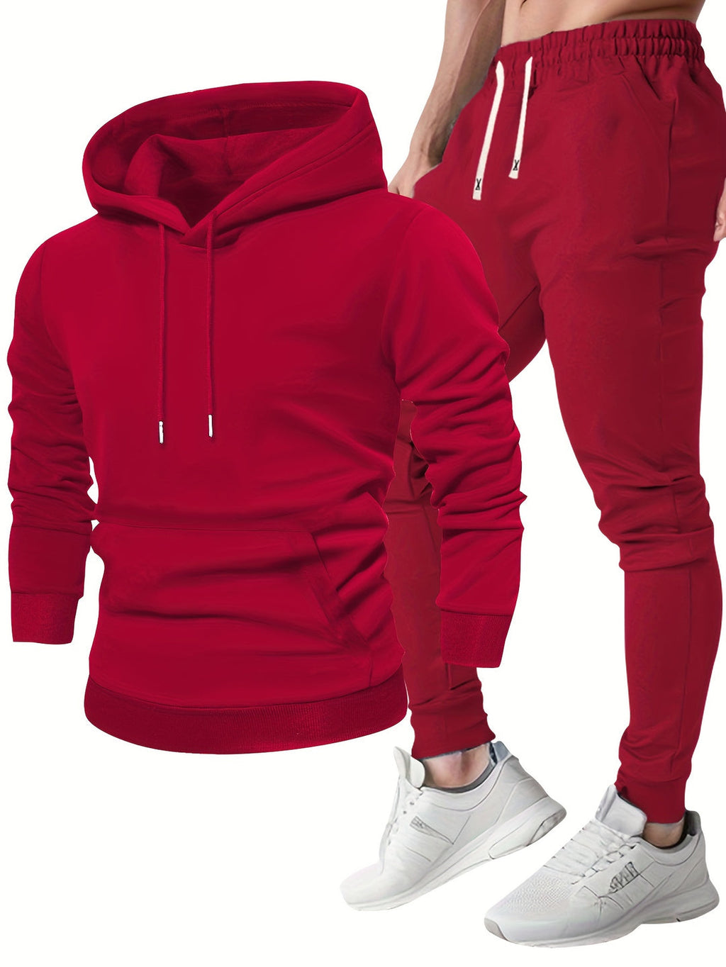 Henry Ensemble de Sport Homme – Sweat à Capuche et Jogging