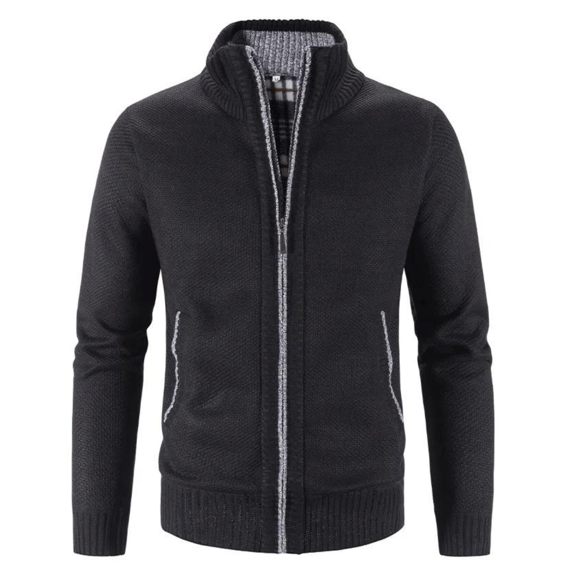 Hayden Cardigan Homme Col Montant