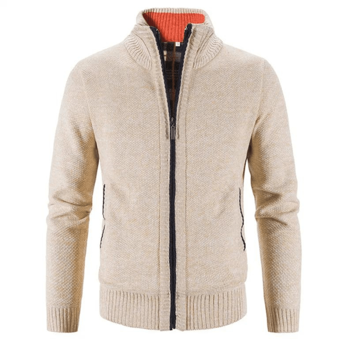 Hayden Cardigan Homme Col Montant