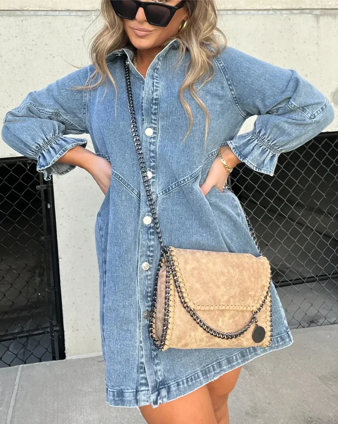 Namy Robe en Jean Femme