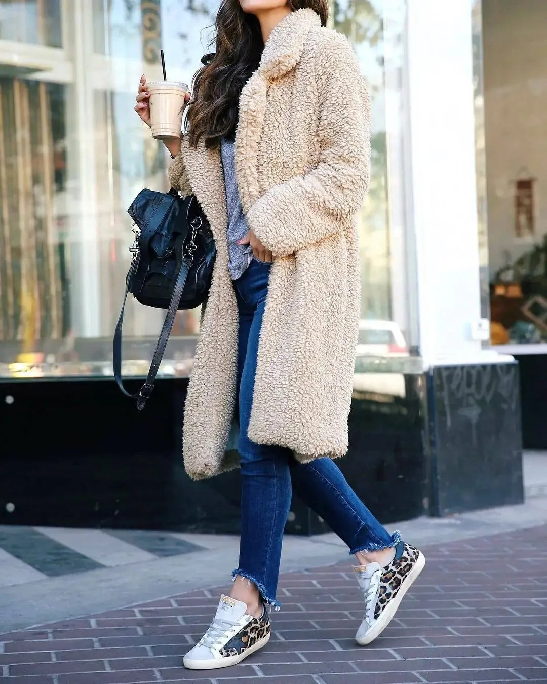 Soph Manteau Teddy Femme