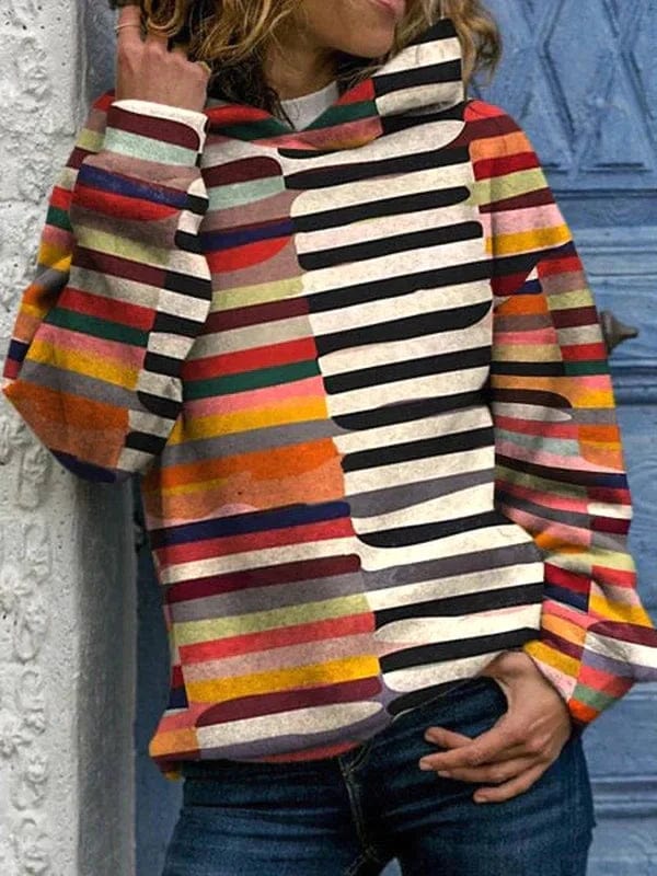 Savannah Pull Femme en Maille Rétro