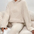 Louna Ensemble d’Intérieur Femme en Polaire Teddy