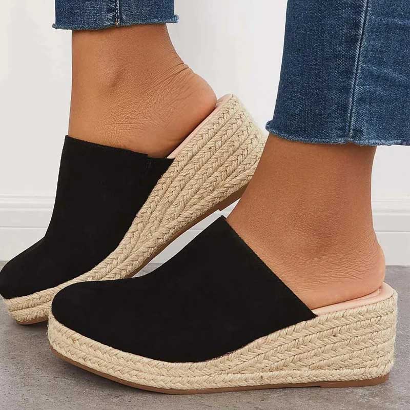 Mika Mules Compensées Femme