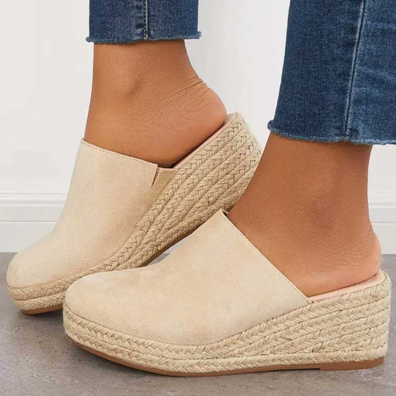 Mika Mules Compensées Femme