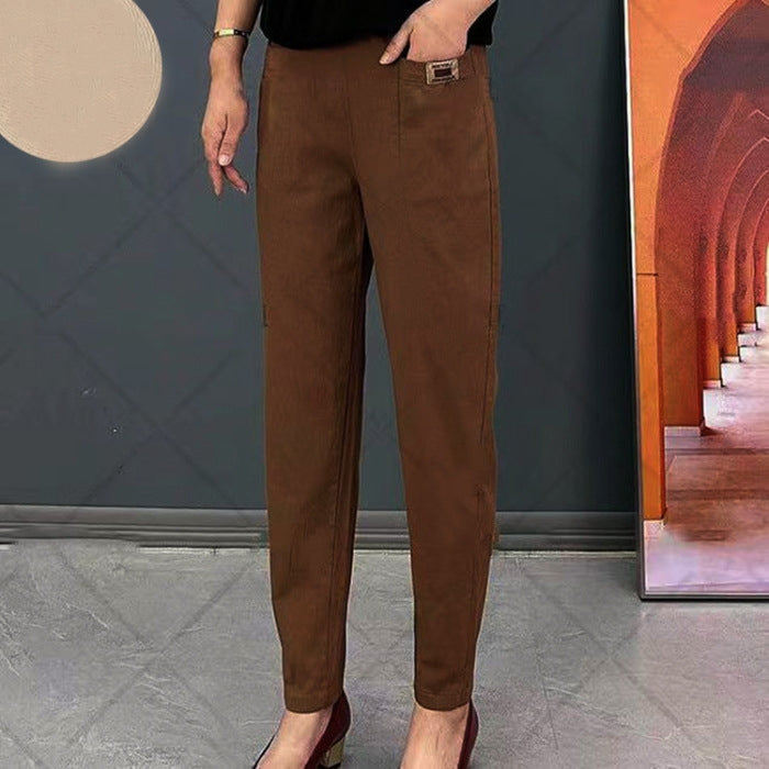 Mariana Pantalon Femme en Coton