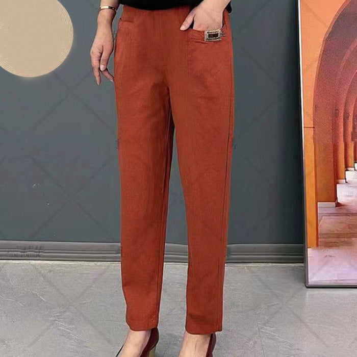 Mariana Pantalon Femme en Coton
