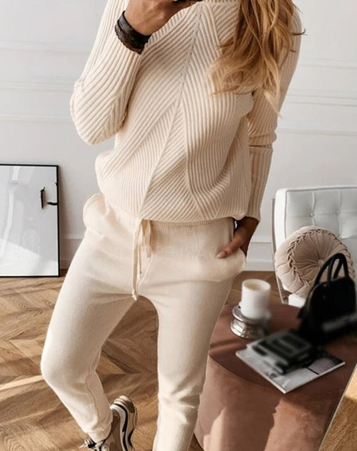 Alessandra Ensemble d’Intérieur en Maille pour Femme