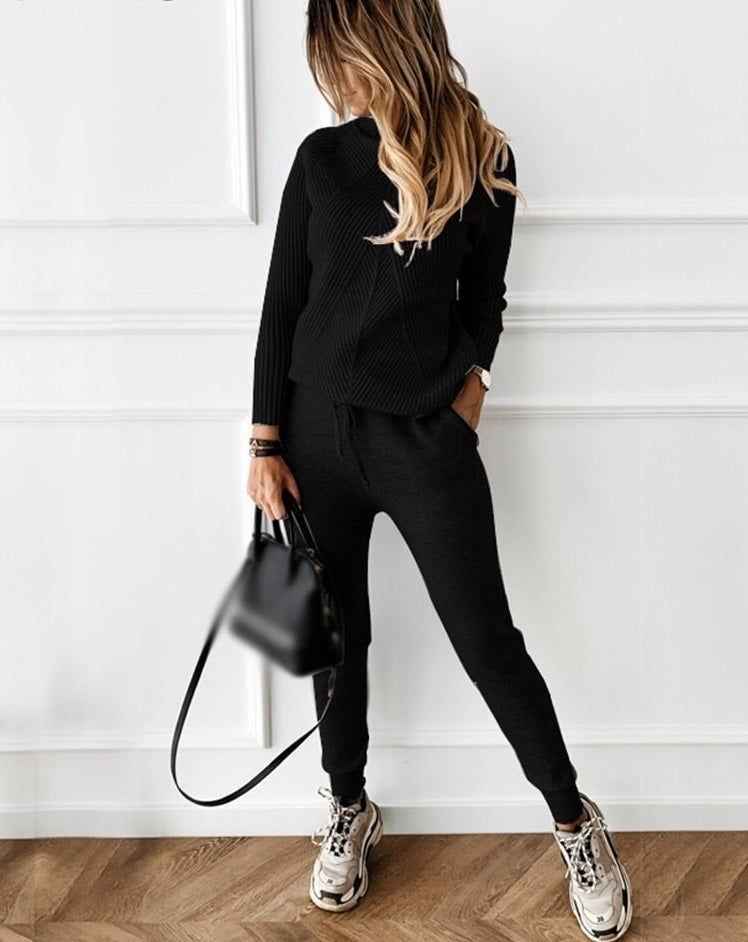 Alessandra Ensemble d’Intérieur en Maille pour Femme